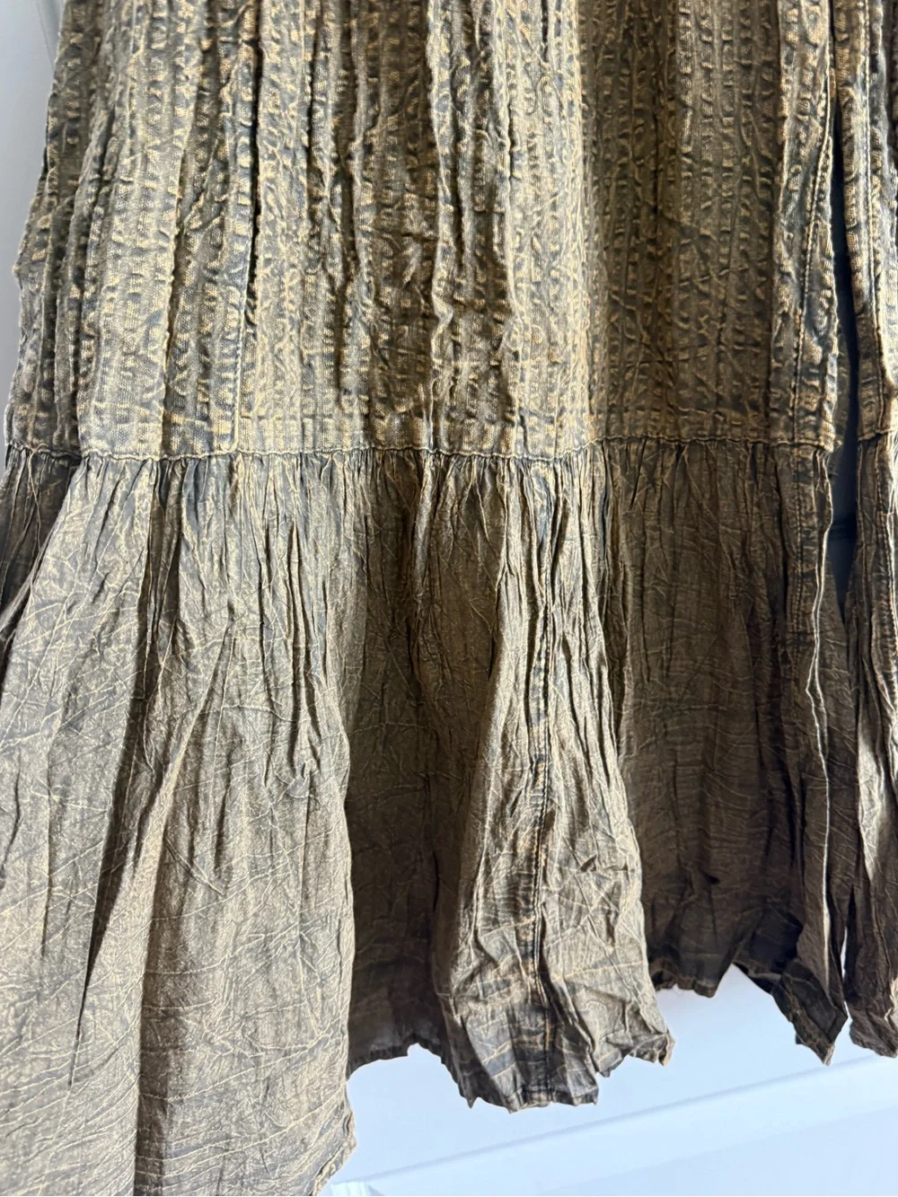 Young Threads NWT Olive Green Earthy Boho Wide Leg Pants Medium